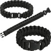Mil-Tec Paracord Wrist Band 15mm Black size M