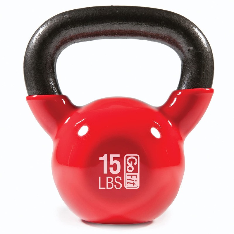 GoFit Ultimate Kettlebell Fit 3-pack - 10-lbs, 15-lbs, 20-lbs