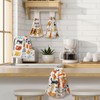 Sratte 4 Pcs Hanging Hand Towels Theme Gift Hanging Kitchen