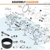 Complete Jet Pump Rebuild Kit and Impeller Removal Installation Tool