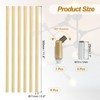 PATIKIL Threaded Extension Rod,6 Set 12" M10 x 1mm Fine