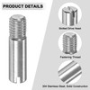 M METERXITY 10-Pack M8 x 30mm Slotted Cylindrical Pin Dowel,