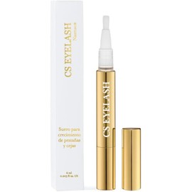 CS EYELASH - Suero Intensivo para Crecimiento de Pestañas y Cejas Natural 6 ml - Efectivo con Resultados en 31 Días, Nutre, Fortalece, Estimula el Crecimiento, Fácil aplicación, No irrita, No mancha tus ojos
