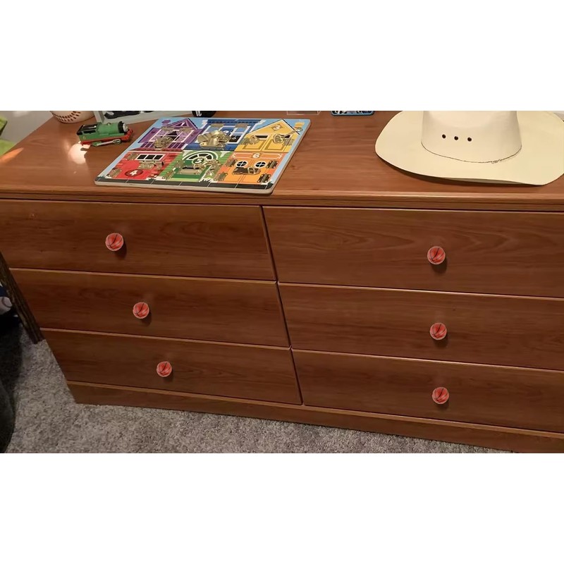 Silverline Basketball Sport Cabinet Kitchen Home Knobs Drawer Wardrobe Door