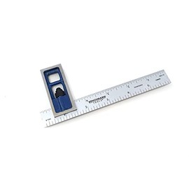 Benchmark Tools 106608 6” Woodworking Precision Double Square 1/8” and 1/16” Graduations Accurate to +/- 0.002 inch Over Length of Hardened Stainless Steel Blade