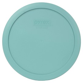 Pyrex 7402-PC Turquoise Round Plastic Food Storage Replacement Lid, Made in USA