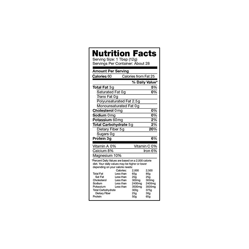 Nutiva Organic, non-GMO, Raw, Premium Black Chia Seeds, 12 Ounce