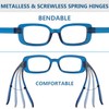 GUD Chic Reading Glasses With Screwless Metalless Spring Hinge 6