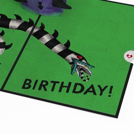 Lovepop Birthday Pop-Up Beetlejuice Card for Her and Him - 3D Greeting Cards for Boys, Girls, Men, Women - 5" x 7" Card - Blank Note Card & Envelope Included