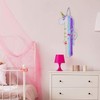Unicorn Hair Clips Holder With Rainbow Yarn Tassels Hair Bows