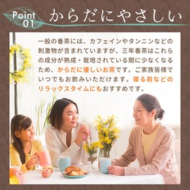 Mizutama Farm Three-Year Sencha Tea Bags 5g×32 Pack △ [Non-Caffeinated] (Gentle Three-Year Sencha Tea Bags Health Tea Domestic Green Tea Plum Soy Tea)