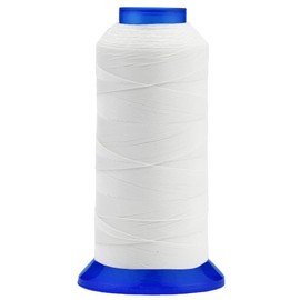 Selric Tex 135 Polyester Thread for Sewing 730Yards #138 T135 420D UV Resistant High Strength Upholstery Thread for Leather, Outdoor Market, Drapery,etc (White)