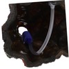 KONTONTY Lifelike Volcano Air-Stone Fish Tank Resin Decor Unique Aquarium