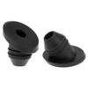 QWORK 45 Degree Rubber Grommets for Cable Railing - 100