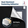 NIGHTON Portable Blackout Curtains 100"×57"Strong Hook and Loop Tape Strips