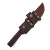 13" long custom handmade leather sheath for 8"—9" cutting blade