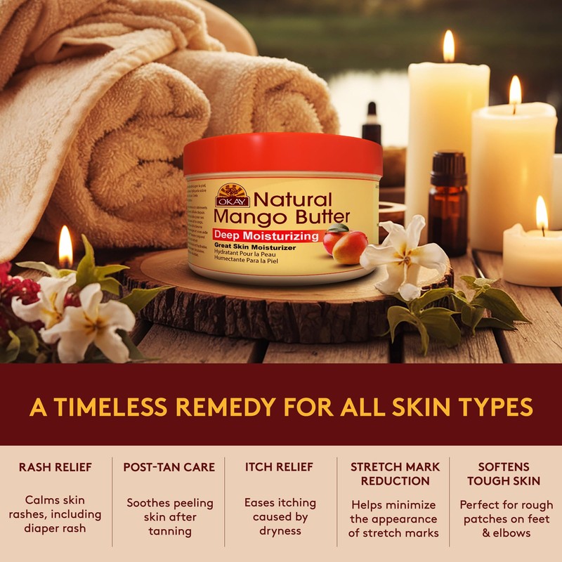 Okay Pure Naturals Shea & Mango Body Butter for Skin