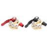 2Pcs Battery Terminal Connectors Car Disconnect 4 Way Positive Negative