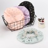 Tbestmax Gorros Ducha Mujer Niña Reutilizables Impermeables Doble Capa Impermeable