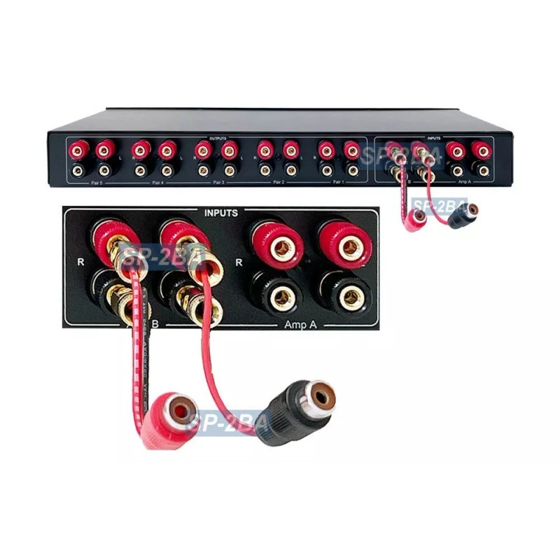 Unbranded/Generic Speaker Banana Plug To RCA Phono Adaptor For Amp