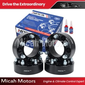 Micah Motors 4PC 2" Wheel Spacers 6x5.5 for Toyota 4Runner Tacoma Tundra Sequoia M12x1.5