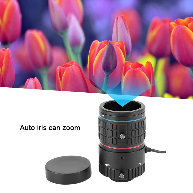 Auto Focus CCTV Security Camera Zoom Lens 8MP 3.8-16mm 1/1.8