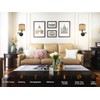 GOODATE Battery Operated Wall Sconce with Remote Control, 15 Colors