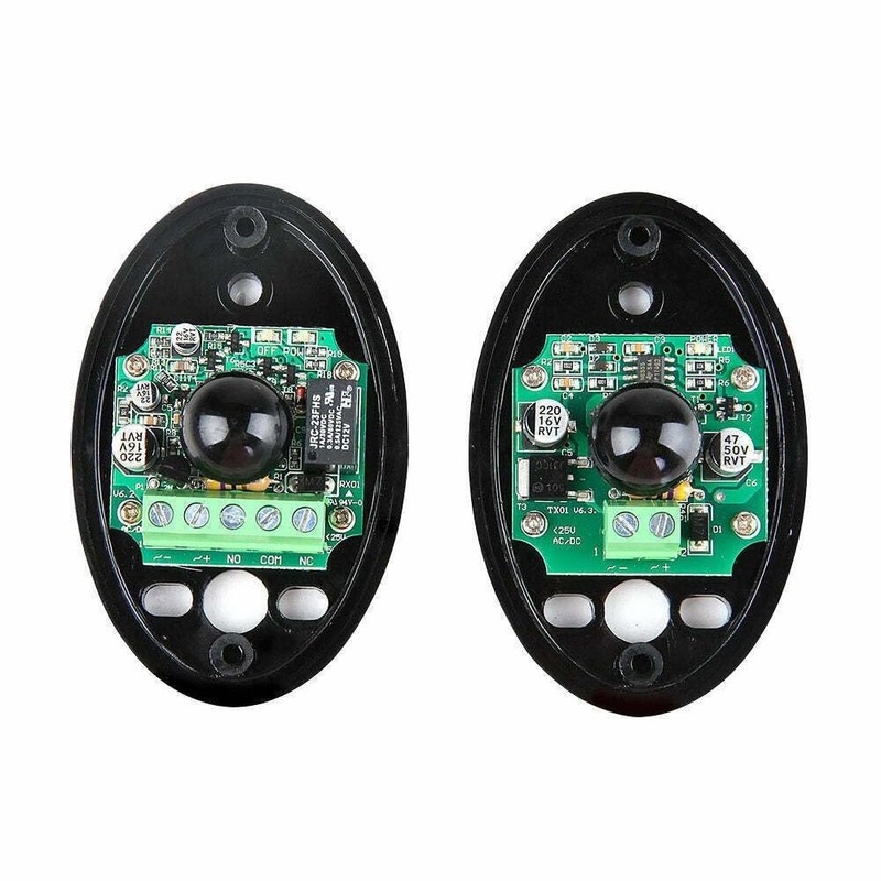 Lockmaster Infrared Solar Swing Sliding Gate Opener, White