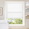 No Drill Cellular Shades Light Filtering Honeycomb Blinds 35Wx48H White