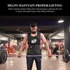 Meida Fitness Weightlifting Back Support for Men and Women, Black