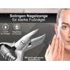 Solingen Nail Clippers 14 cm Made in Germany with Sharp