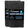 FlashDry Under the Sink Mat Liner for Kitchen Cabinet -