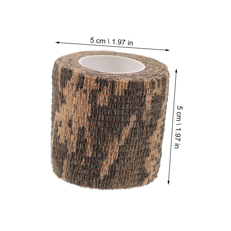 CHILDWEET 3rolls Flexible Camouflage Tape Non-Woven Fabric Latex Breathable Outdoor