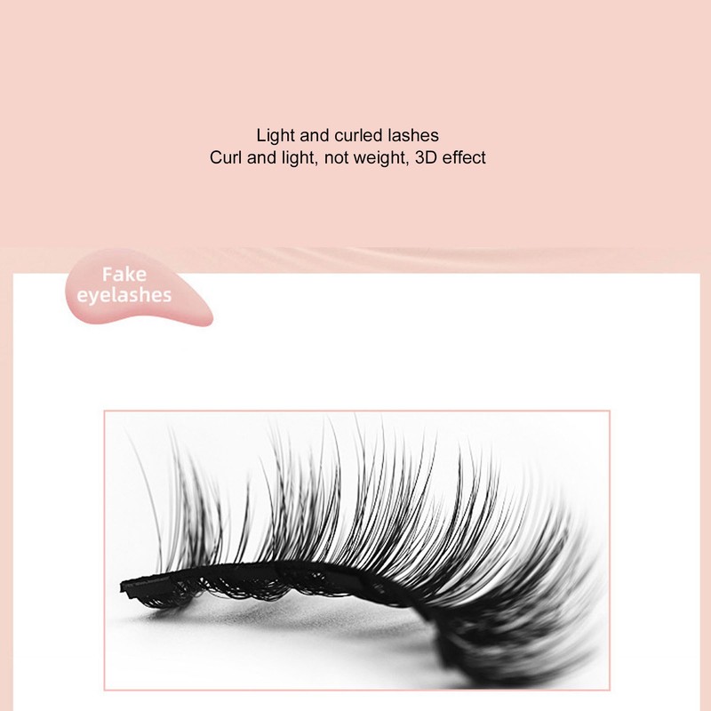 5 Pairs Magnetic Lashes with Eyeliner Kit Glue Free Waterproof