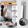 11-Piece Measuring Spoon Set, Stainless Steel Measuring Cup, Stainless Steel,
