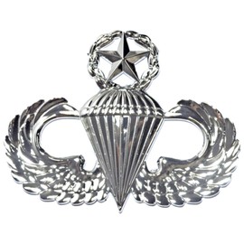 Army Master Parachutist Metal Decal Auto Emblem