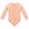 Gerber Girls' Standard Rashguard, Peach