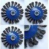 3 Tapered Brushes Diameter 115 mm M14 x 2 Wire