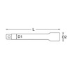 SIGNET 12527 Signet 3/8DR Oscillating Extension Bar 1.5 in (38