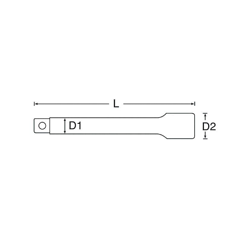 SIGNET 12527 Signet 3/8DR Oscillating Extension Bar 1.5 in (38