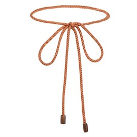 NIDMIDO Women's Braided Knotted Waist Belt, Trendy Bohemian Style Waist Belt Decorative Tassel Dress Belt for Women Girls