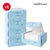 Mediflower 마이 필링 코튼 퍼프 80매x5개 My Filling Cotton Puff 80 Sheets x 5 Packs