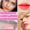 WENJLYJ 2PCS Crystal Flower Jelly Lipstick,Clear Lipstick with Flower Inside