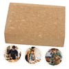 Operitacx Wooden Sandpaper Retainer Sandpaper Sanding Block Cork Backing Board