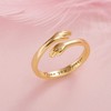 RINHOO FRIENDSHIP Hug Rings for Women Silver Hugging Hands Ring