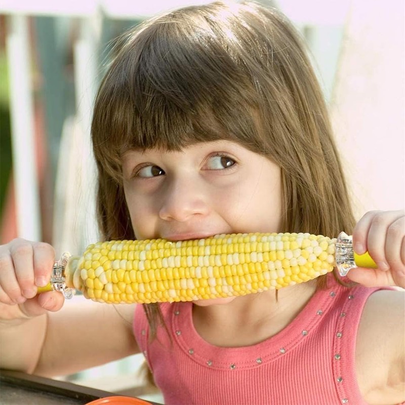 SJBAUTYO 5 Pairs Corn Cob Holder, Corn on the Cob