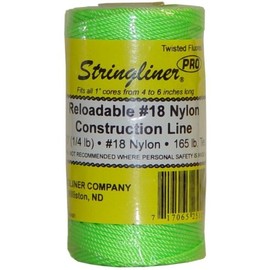 US Tape 35115#18 Construction Replacement Roll TWISTED FL. GREEN 270'