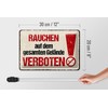 Femer Tin Sign with German Text 20 x 30 cm