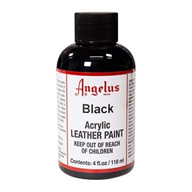 Angelus Acrylic Leather Paint, 118 ml - Black - 118