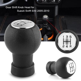 EVGATSAUTO 5 Speed Gear Shift Knob with Shift Lever for SX4 2005-2010